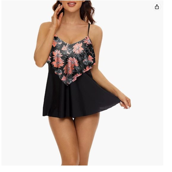funlingo Other - 3/15 Funlingo Women's Tankini Two Piece Bathing Suit NWT Size Large